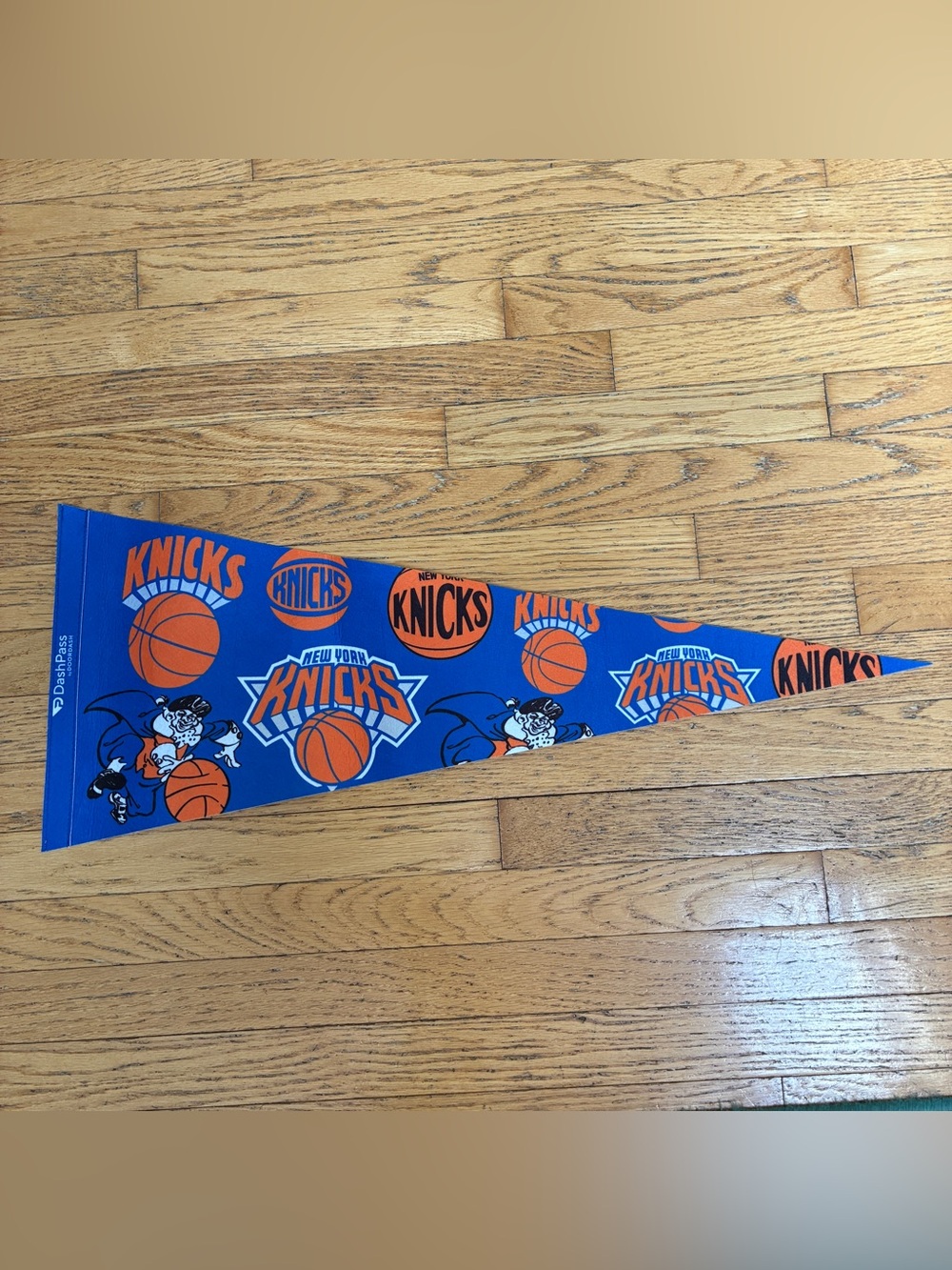 New York Knicks Pennant - Blue & Orange. NBA. Basketball. Champions